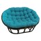 Blazing Needles Double Papasan Cushion, 48" x 6" x 65", Aqua Blue - Frame not included